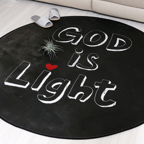 [말씀러그]God is Light_원형(대150)